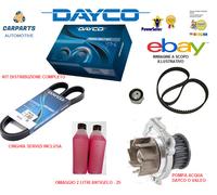 Kit distribuzione Dayco+pompa acqua+cinghia servizi per Fiat Tipo SW 356 1.4 LPG