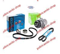 KIT DISTRIBUZIONE DAYCO+POMPA+CINGHIA SERVIZI FORD FIESTA FUSION 1.4 TDCI Dal 01