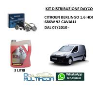 KIT DISTRIBUZIONE E POMPA ACQUA CITROEN BERLINGO 1.6 HDI (B9) 66KW 92CV
