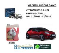Pompa dell'acqua + kit cinghia di distribuzione DAYCO KTBWP9590