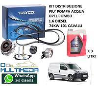 Set cinghia di distribuzione con pompa dell'acqua DAYCO DAYKTBWP7610