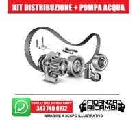 KIT DISTRIBUZIONE E POMPA ACQUA PEUGEOT 106 206 CITROEN SAXO 1.0 1.1