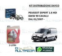 KIT DISTRIBUZIONE E POMPA ACQUA PEUGEOT EXPERT 1.6 HDi 66KW 90 CAVALLI