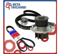Kit distribuzione Fiat Panda 1.2 Grande Punto 1.4 Pompa Acqua + cinghia servizi
