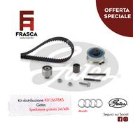 Kit cinghia distribuzione K015678XS GATES per AUDI VW SKODA SEAT MAN