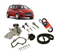 KIT DISTRIBUZIONE GATES CON POMPA ACQUA E CINGHIA ESTERNA FORD FIESTA VI BENZINA
