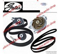 KIT DISTRIBUZIONE GATES + POMPA ACQUA + CINGHIA SERVIZI ALFA 147 156 1.9 JTD