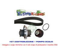 Pompa dell'acqua + kit cinghia di distribuzione INA 530 0201 33
