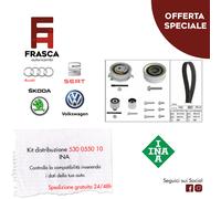 Kit Distribuzione INA Audi A1 2.0 TDI 1.6 A3 A4 A5 A6 Avant Q3 Q5 Van TT