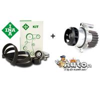 KIT DISTRIBUZIONE ORIGINALE INA + POMPA ACQUA VW GOLF PASSAT A3 2.0 TDI BKD