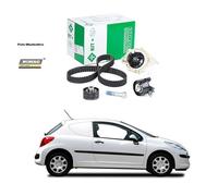 Kit Distribuzione per Peugeot 207 1.4 16v 65 Kw 88 Hp + Pompa Acqua