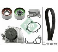 Pompa dell'acqua + kit cinghia di distribuzione INA 530 0477 30