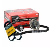 KIT DISTRIBUZIONE + POMPA ACQUA + CINGHIA SERVIZI FIAT 500 1.4 BENZINA