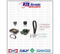 KIT DISTRIBUZIONE + POMPA ACQUA CITROEN-PEUGEOT-FIAT cc 2.0 HDI-2.0JTD