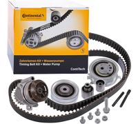 KIT DISTRIBUZIONE POMPA ACQUA CONTINENTAL VW GOLF 6 AUDI A3 1.6 2.0 TDI CAY CFF