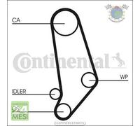 Kit distribuzione + pompa acqua ContinentalCtam per AUDI QUATTRO COUPE 200 1 #ba