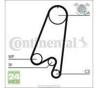 Kit distribuzione + pompa acqua ContinentalCtam per CHEVROLET SPARK MATIZ DAEWO