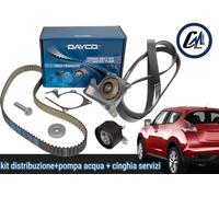 KIT DISTRIBUZIONE POMPA ACQUA DAYCO CINGHIA SERVIZI NISSAN JUKE 1.5 DCI 10 18