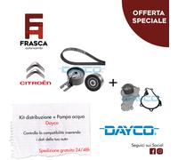 Kit Distribuzione Pompa Acqua Dayco Citroen Berlingo Multispace 1.6 HDi 75 CV