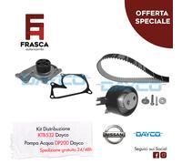 Kit Distribuzione Pompa Acqua Dayco Nissan Cube 1.5 dCi 110 CV 106 CV 2009/2014