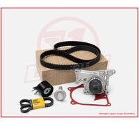 KIT DISTRIBUZIONE POMPA ACQUA E CINGHIA SERVIZI x RENAULT CAPTUR CLIO IV 1.5 DCI