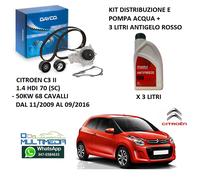 Set cinghia di distribuzione con pompa dell'acqua DAYCO DAYKTBWP3100