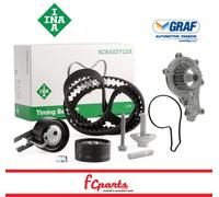 KIT DISTRIBUZIONE + POMPA ACQUA FORD FIESTA V VI, PEUGEOT 206, CITROEN C3 1.4HDi