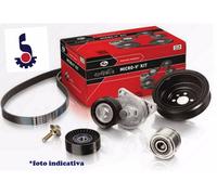 Pompa dell'acqua + kit cinghia di distribuzione GATES KP15587XS