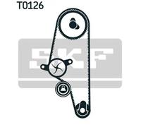 Kit distribuzione + pompa acqua Lamiera d'acciaio VKMC 01106-1 SKF per VW SEAT