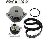 Kit distribuzione + pompa acqua Lamiera d'acciaio VKMC 01107-2 SKF per SEAT VW