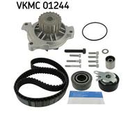 SKF Pompa dell'acqua e kit cinghia di distribuzione VKMC 01244 – lamiera d'acciaio