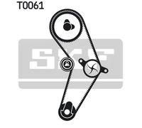 Kit distribuzione + pompa acqua Lamiera d'acciaio VKMC 06415 SKF per RENAULT