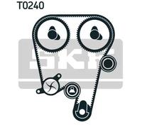 Kit distribuzione + pompa acqua Lamiera d'acciaio VKMC 06605 SKF per VOLVO S70