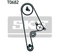Kit distribuzione + pompa acqua Lamiera d'acciaio VKMC 93006 SKF per HONDA