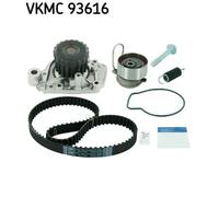 SKF Pompa acqua + kit cinghia di distribuzione VKMC 93616 per Honda Civic VII/VIII e FR‑V 1.7 (2004-)