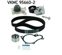 Pompa dell'acqua + kit cinghia di distribuzione SKF VKMC 95660-2