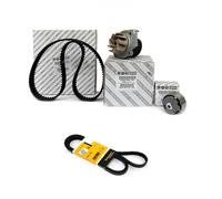 KIT DISTRIBUZIONE+POMPA ACQUA ORIGINALE +CINGHIA SERVIZI FIAT TIPO 500 X 1.4 GPL