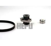 Pompa acqua & Kit cinghia distribuzione HEPU PK12012 per PUNTO EVO 1.4 2009-2012