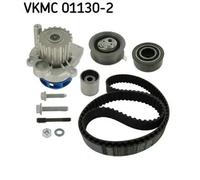 Kit distribuzione + pompa acqua Plastica VKMC 01130-2 SKF per VW SEAT SKODA