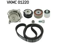 SKF Kit distribuzione e pompa acqua VKMC 01220 per Audi, VW