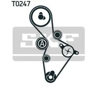 Kit distribuzione + pompa acqua Plastica VKMC 01222-1 SKF per SKODA VW SEAT AUDI