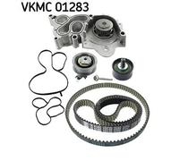 Kit distribuzione + pompa acqua Plastica VKMC 01283 SKF per VW SEAT SKODA