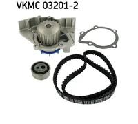 Kit distribuzione + pompa acqua Plastica VKMC 03201-2 SKF per CITROËN PEUGEOT