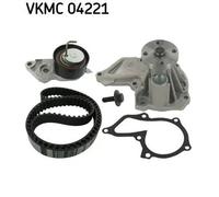 Kit distribuzione + pompa acqua Plastica VKMC 04221 SKF per FORD FIESTA IV PUMA