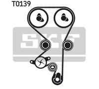 Kit distribuzione + pompa acqua Plastica VKMC 05152-1 SKF per OPEL CORSA C
