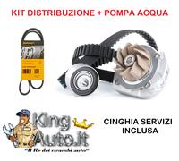 KIT DISTRIBUZIONE + POMPA ACQUA + SERVIZI FIAT 500 PANDA PUNTO 1.2 1.4 51-57KW