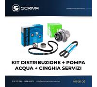 KIT DISTRIBUZIONE POMPA E CINGHIA SERVIZI PER FIAT PUNTO PANDA 1.2-1.4 DAYCO
