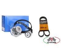 KIT DISTRIBUZIONE POMPA E CINGHIA SERVIZI PER FIAT PUNTO PANDA 1.2-1.4 SKF