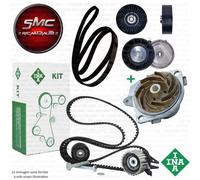 KIT DISTRIBUZIONE + POMPA + SERVIZI + 2 TENDITORI FORD FOCUS II SW 1.6 TDCi 80KW