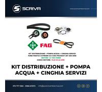 KIT DISTRIBUZIONE+POMPA+SERVIZI CITROEN C3 DS3 PEUGEOT 207 208 1.4 TDCI DV4C 8HR